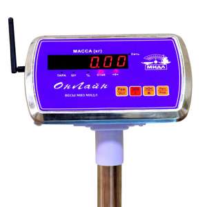 Весы МП 150 ВДА Ф-3 (20/50; 450х600; нерж.) "Онлайн" RS232/USB/WiFi фото