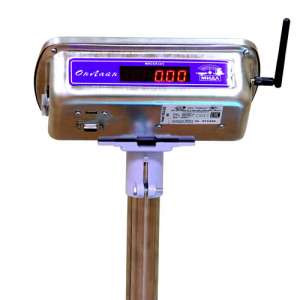 Весы МП 300 ВДА Ф-3 (50/100; 450х600; нерж.) "Онлайн" RS232/USB/Bt фото
